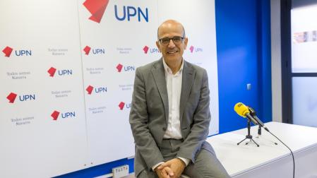 El diputado de UPN Alberto Catalán, este viernes en Tudela