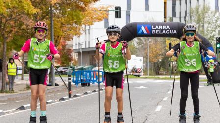 Fotos del Campeonato navarro y Copa de España Rollerski celebrados en Pamplona. /