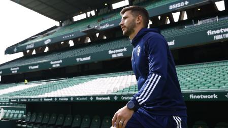 David García, en el Benito Villamarín
