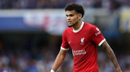 El futbolista del Liverpool, Luis Díaz