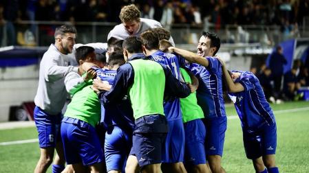 Vídeo con la celebración de los jugadores del C.D. Valle de Egüés tras eliminar al Teruel de la Copa