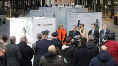 El Paseo de Sarasate se convierte en memoria y recuerdo de la víctimas del terrorismo en el mundo