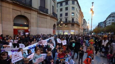Protesta del jueves contra la medida del Consejo Escolar