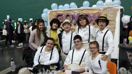 Fotos de la XII Feria de Empresas Simuladas de Navarra, celebrada en Elizondo.