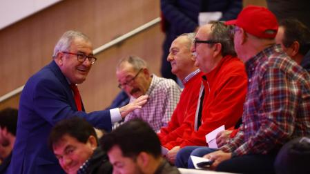 Luis Sabalza, en la asamblea de este sábado