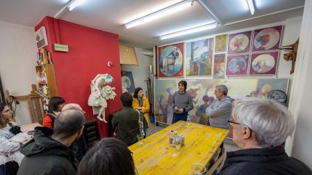 Fotos del programa 'Talleres abiertos de artistas'. /
