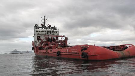 El barco Ocean Viking