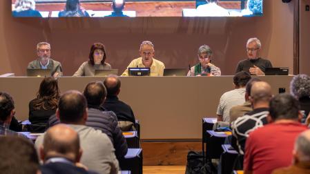 Un momento de la asamblea celebrada este jueves 16 de noviembre.