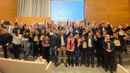 Entidades y personas involucradas en esta IX edición de los Premios Solidarios de Onda Cero que se ha desarrollado en CIVICAN