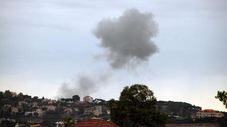Un misil israelí explota en la ciudad libanesa de Kfar Hamam