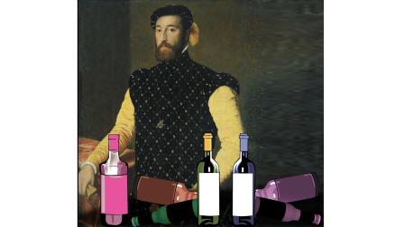 Fotomontaje con un retrato de Garcilaso