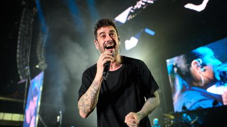 Fotos del concierto de Melendi en el Navarra Arena. /