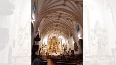 El interior de la iglesia de San Agustín