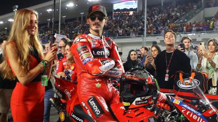 El piloto italiano de MotoGP Francesco Bagnaia (Ducati)