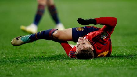 Gavi cae lesionado frente a Georgia