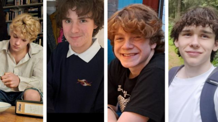 Jevon Hirst, Harvey Owen, Wilf Henderson y Hugo Morris