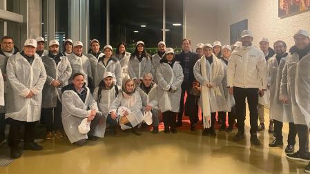 Representantes de las doce empresas participantes en la misión comercial en París