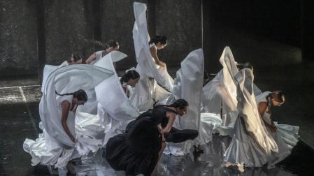 Rafaela Carrasco trae hoy al Gayarre su espectáculo flamenco 'Nocturna. Arquitectura del insomnio'.