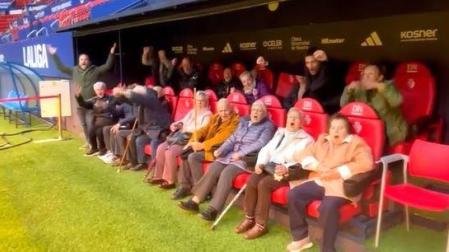El vídeo de ánimo de la Residencia San Jerónimo a los jugadores de Osasuna