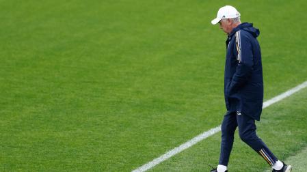 Carlos Ancelotti en Valdebebas