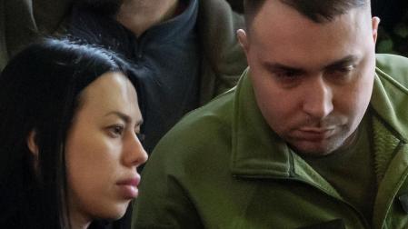 Marianna Budanova y su esposo, el teniente general Kirylo Budanov