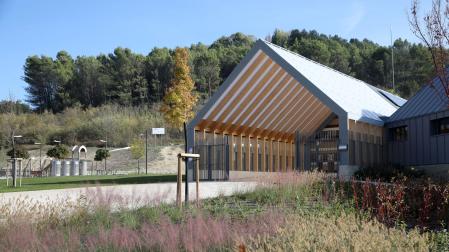 Vista general de la escuela infantil de Lezkairu construida con fondos europeos