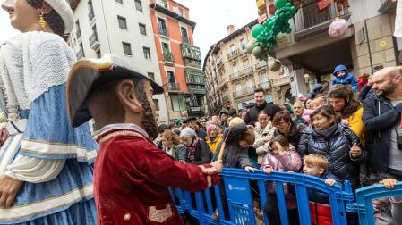Celebraciones el día de San Saturnino en Pamplona./