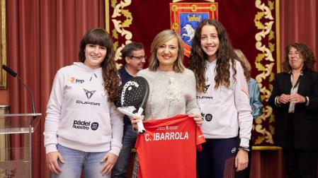Martina Calvo, Cristina Ibarrola y Maria Belloso