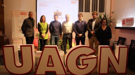 Participantes en el primer Diálogo agrario organizado por UAGN