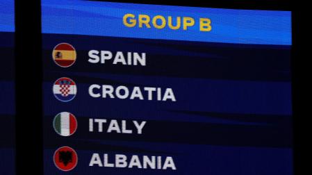 Grupo B donde quedó encuadrada España junto a Albania, Croacia e Italia en la fase de grupos de la Eurocopa 2024 de Alemania./