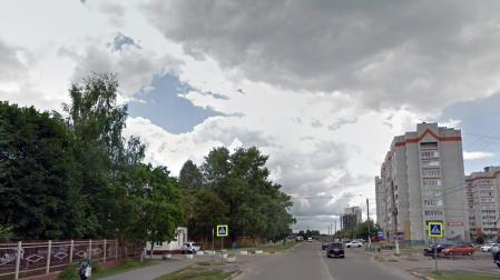 Vista de una calle de la ciudad rusa de Briansk