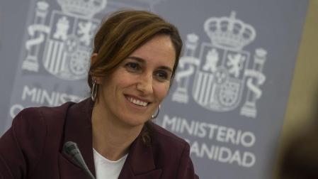 La ministra de Sanidad, Mónica García, durante el pleno extraordinario del Consejo Interterritorial del Sistema Nacional de Salud