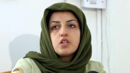 Fotografía de la Premio Nobel Narges Mohammadi
