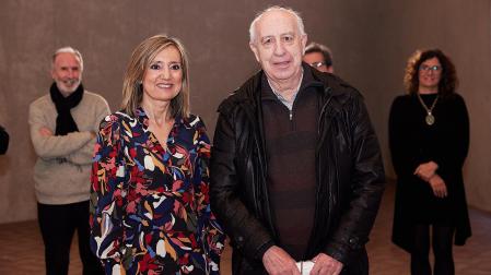 José Luis Sanagerico junto a la alcaldesa Cristina Ibarrola./