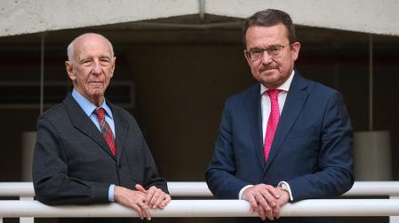 Joaquín Mencos y Alejandro Torres, vicepresidente y secretario, respectivamente, de la Fundación Jaime Brunet