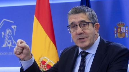 Patxi López, en rueda de prensa tras la Junta de Portavoces