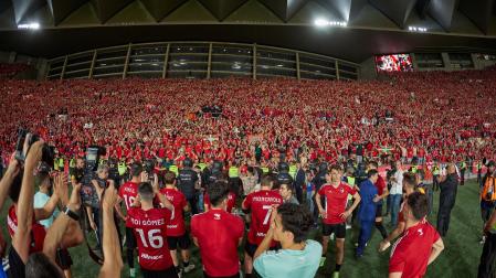 Imagen de la pasada final de la Copa del Rey en la Cartuja de Sevilla