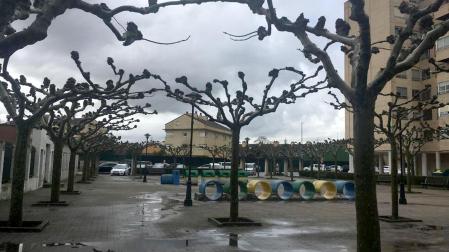 La plaza 'de los tubos' de Villava es la parcela en la que se ubicará el nuevo centro de salud