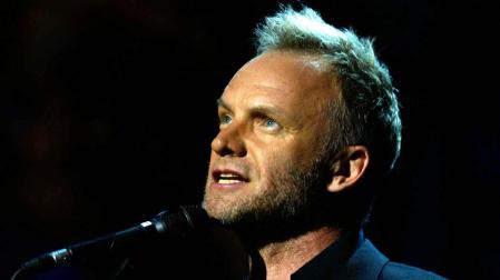 Sting, en el Royal Albert Hall de Londres en 2003