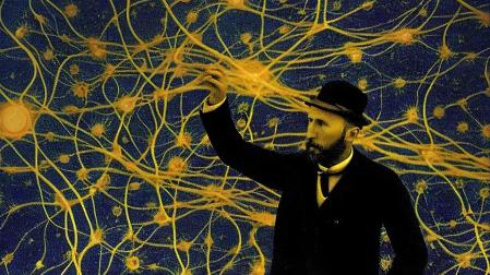 Detalle del cartel de 'Bajo el cielo de Cajal'