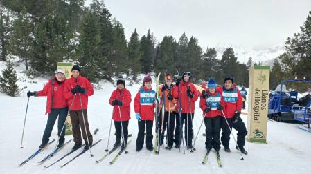 Los deportistas navarros que tomaron parte en este reciente Campeonato de España en Benasque
