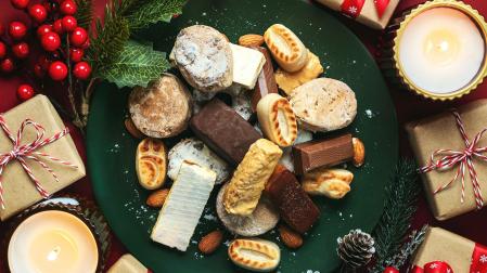 Turrones y mazapanes típicos de Navidad