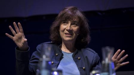 Patricia Ferreira, en una fotografía tomada en Pamplona en 2019 con motivo de su participación en 'Pamplona Negra'