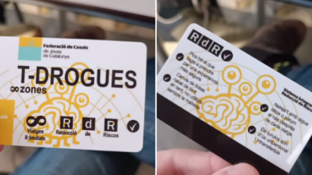 Tarjetas de la campaña 'T-drogues'