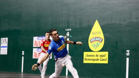 Imagen de un momento del partido disputado este viernes