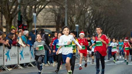 Fotos de la San Silvestre de Pamplona./