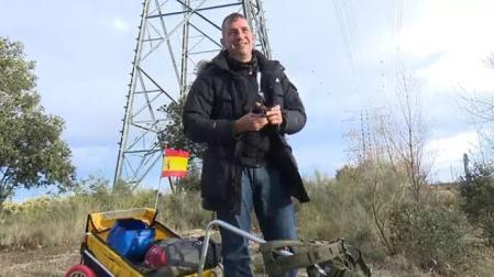 El aventurero madrileño Santiago Sánchez Cogedor