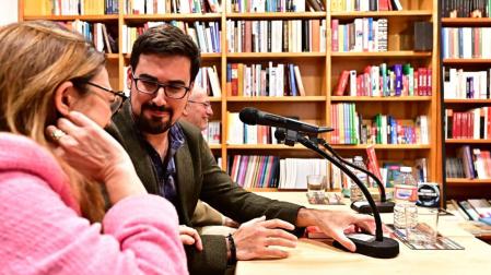 El líder del partido Izquierda Española, Guillermo Del Valle