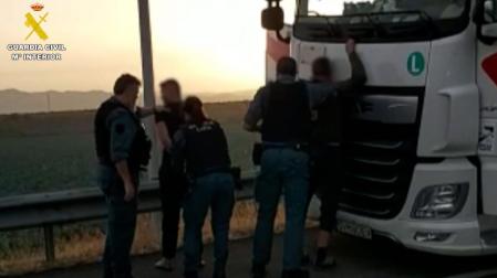 Desarticulado un grupo criminal dedicado al robo de ropa en el interior de camiones a su paso por Tudela
