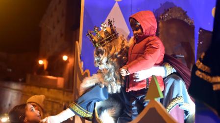 Cabalgata de Reyes en Tafalla 2024.